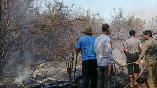 آتشسوزی میانکاله