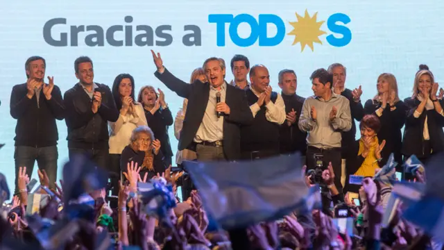 Celebración del Frente de Todos