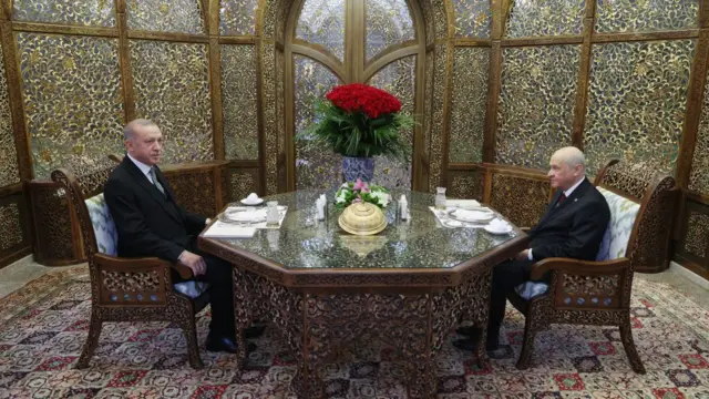 Cumhurbaşkanı Erdoğan ile MHP lideri Devlet Bahçeli'nin, geçen Razaman ayındaki iftar buluşmasın