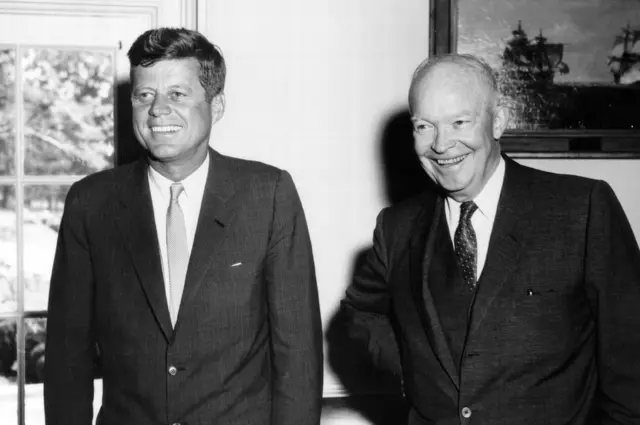 Джон Кеннеди и Дуайт Эйзенхауэр