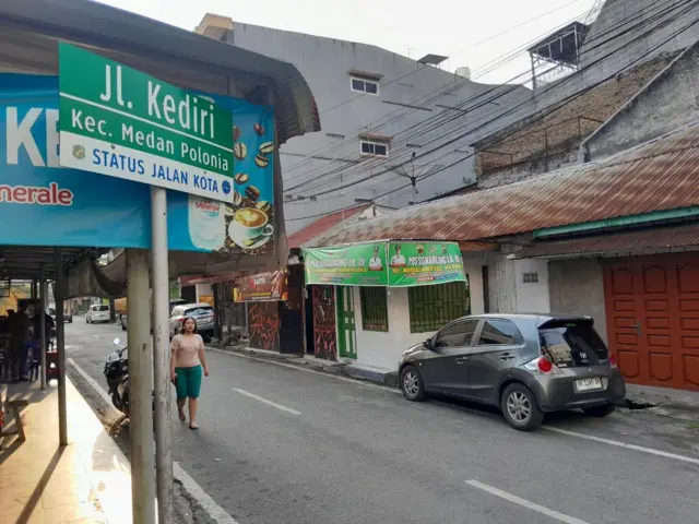 Salah satu sudut kawasan Kampung Madras, Medan Polonia