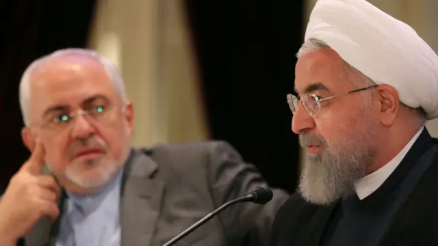 حسن روحانی گفته تحریم ها را با قدرت دور می زنیم. محمدجواد ظریف پیشتر گفته بود با دستگیری ضراب و صدرهاشمی "آمریکا مجاری تنفسی ما را شناسایی کرده"