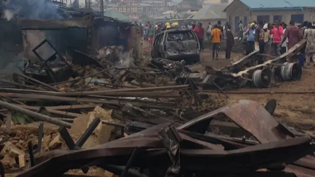 Gas explosion in Lagos