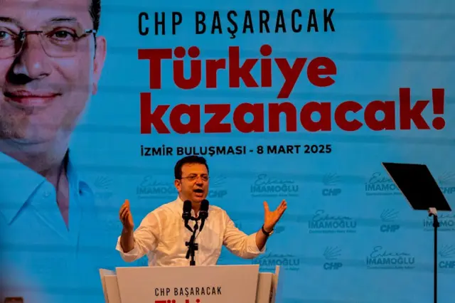 İmamoğlu'nun seçim mitingindeki konuşması. 