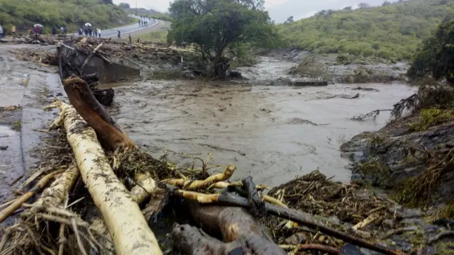 Ibarabara ryasambutse hafi ya Kapenguria mu burengero bwa Kenya