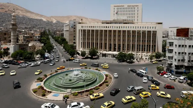 Şam'daki Suriye Merkez Bankası binası