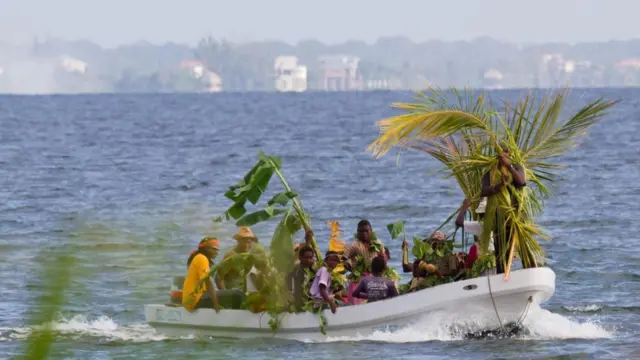 Celebración del Día del Asentamiento Garífuna en Belice