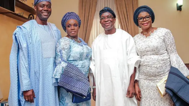 Seyi Makinde,igbakeji rẹ ati awọn iyawo wọn