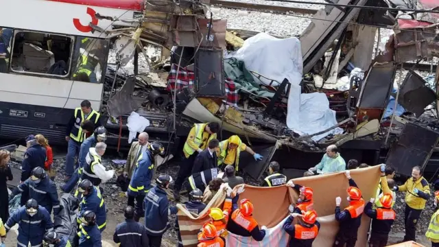 هجوم إرهابي على قطارات مدريد في إسبانيا عام 2004 ردا على مشاركتها في غزو العراق