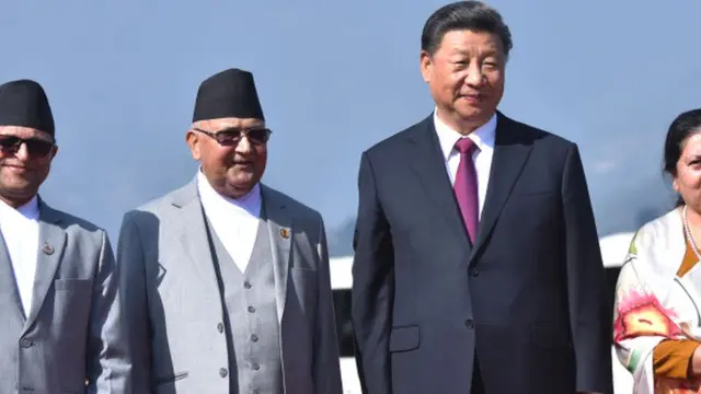 केपी ओली और शी जिनपिंग