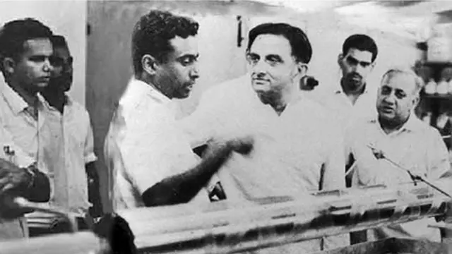 डॉ. एपीजे अब्दुल कलाम आणि डॉ. विक्रम साराभाई