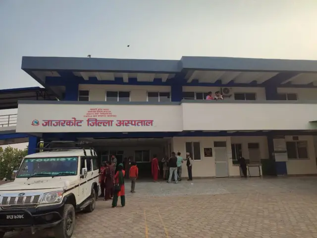 संघीय सरकारको सहयोगमा निर्माण भएको जिल्ला अस्पताल जाजरकोटको भवन