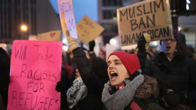 যুক্তরাষ্ট্র , ট্রাম্প, মুসলিম নিষেধাজ্ঞা