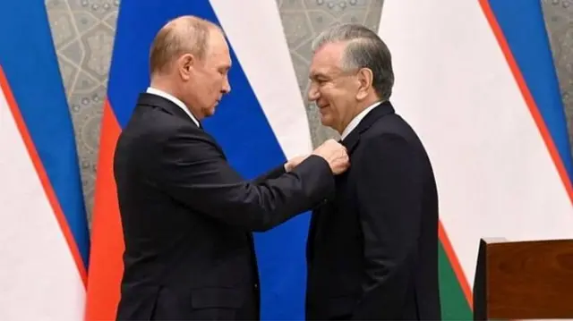 Путин ва Мирзиёев