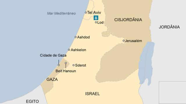 Mapa de Israel