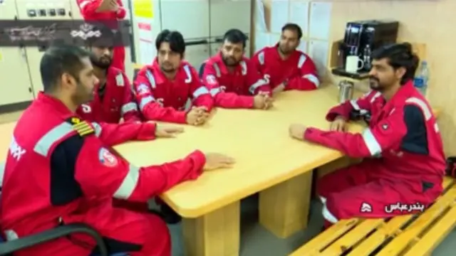 تلویزیون ایران پیشتر تصاویری از خدمه استینا ایمپرو پخش کرده بود