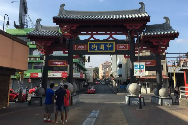 코스타리카 수도 산 호세에 자리잡은 차이나 타운