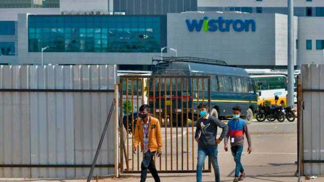 Wistron, a Taiwanese-run iPhone factory at Narsapura, about 60km from Bangalore on December 13, 2020