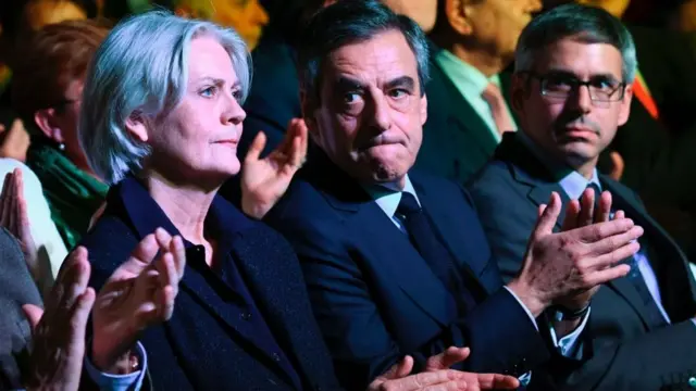 François Fillon y su esposa Penelope