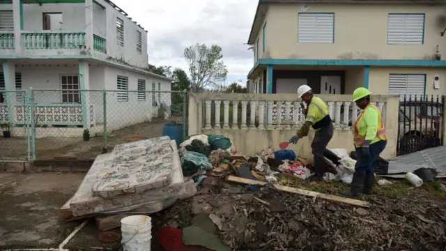 Destrozos en Puerto Rico