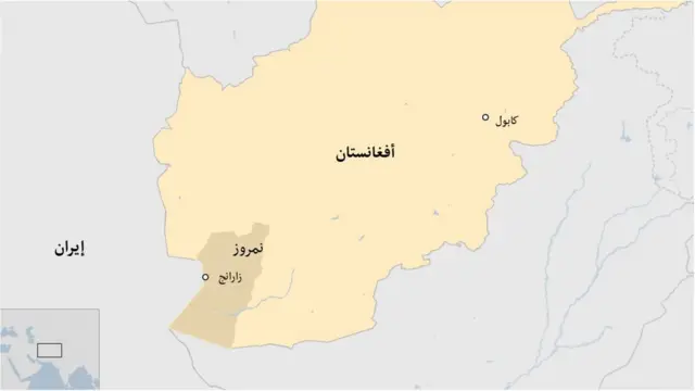 خارطة لأفغانستان