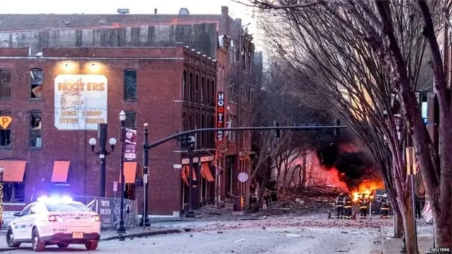 అమెరికాలో పేలుడు