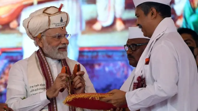 पंतप्रधान नरेंद्र मोदी, संत तुकाराम, पुणे, देहू, भक्ती, वारकरी संप्रदाय