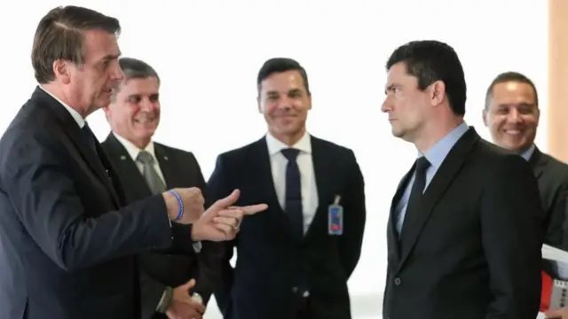 Bolsonaro e Sérgio Moro