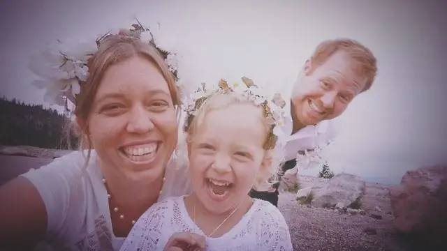 Kristy Ehrlich, kocası ve çocuğuyla