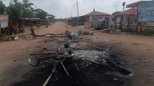 Ibudo ti wọn da ina si