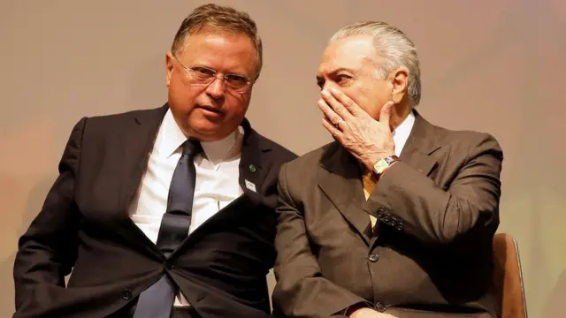 Blairo Maggi e Michel Temer