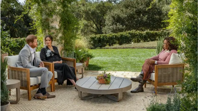 মেগান ও হ্যারি।