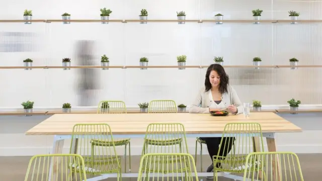 El café en las oficinas centrales de Adobe, en San José, California
