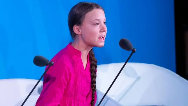 ग्रेटा थनबर्ग, हवामान बदल, पर्यावरण