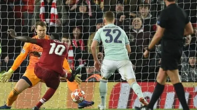 Sadio mane alikosa bao lazi baada ya kusalia na kipa wa Bayern