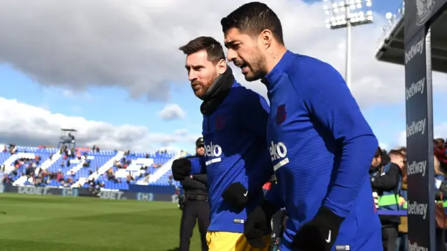 سوارز و مسی