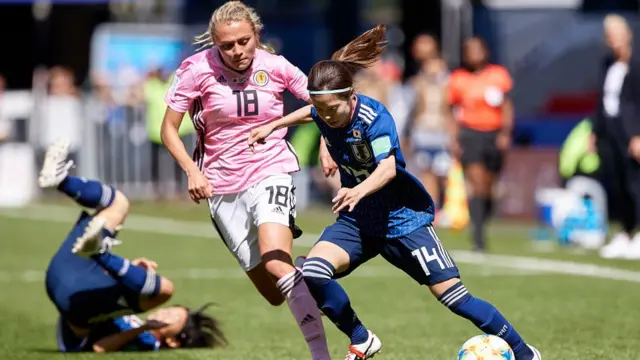 Otu boolu umunwaanyi Japan na Scotland