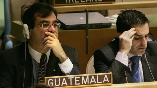 El embajador de Guatemala ante la ONU, Jorge Skinner-Klee