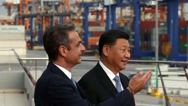 Pireezdantii Chaayinaa Shii Jiinpiing fi MM Giriis Kyriakos Mitsotakis-Sadaasa 11, 2019