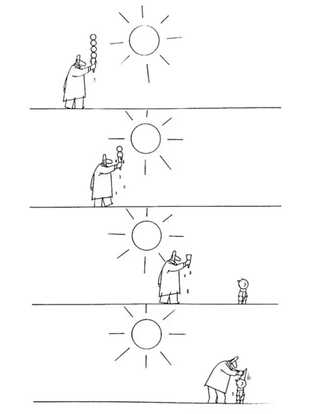 آب و آفتاب، یکی کم و یکی بسیار. درماندگی ها و راه یابی ها، همه در قلم ساده و صمیمی کامبیز درم بخش جمع شده است، تا هفته را هنرمندانه تصویر کند