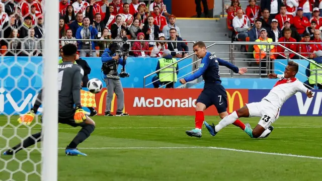 La oportunidad que desperdició Griezmann.