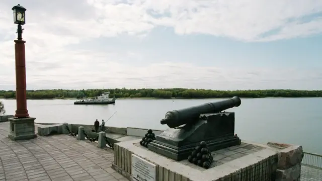 Набережная в Омской крепости