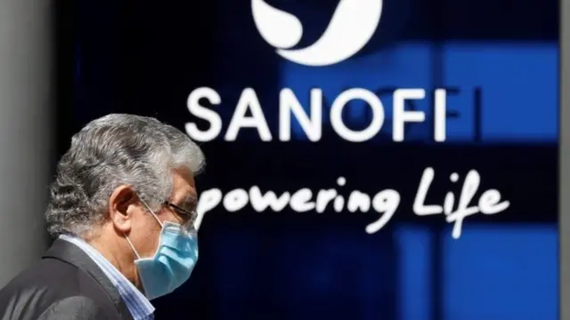 A man wearing a protective face mask