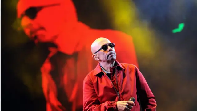 El cantante Indio Solari