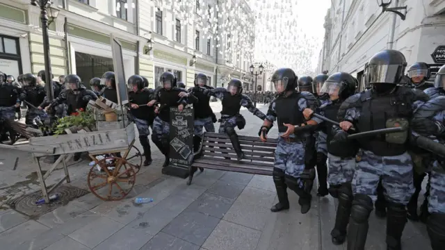 Протесты в Москве