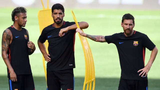 نیمار، سوارز و مسی، یکی از خطرناک‌ترین خطوط حمله جهان را در بارسلونا تشکیل داده‌اند