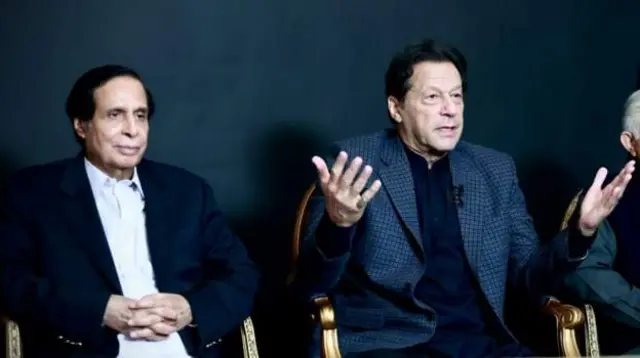 इमरान ख़ान और परवेज़ इलाही
