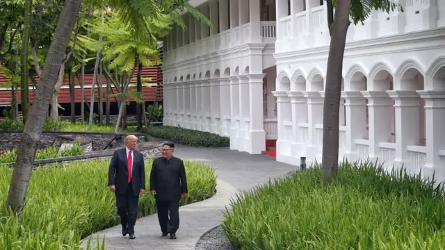 किम और ट्रंप