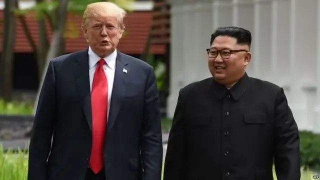 किम जोंग-उन, डोनल्ड ट्रंप