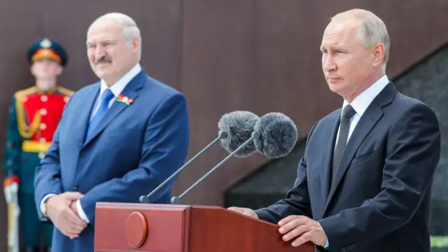 Путін і Лукашенко